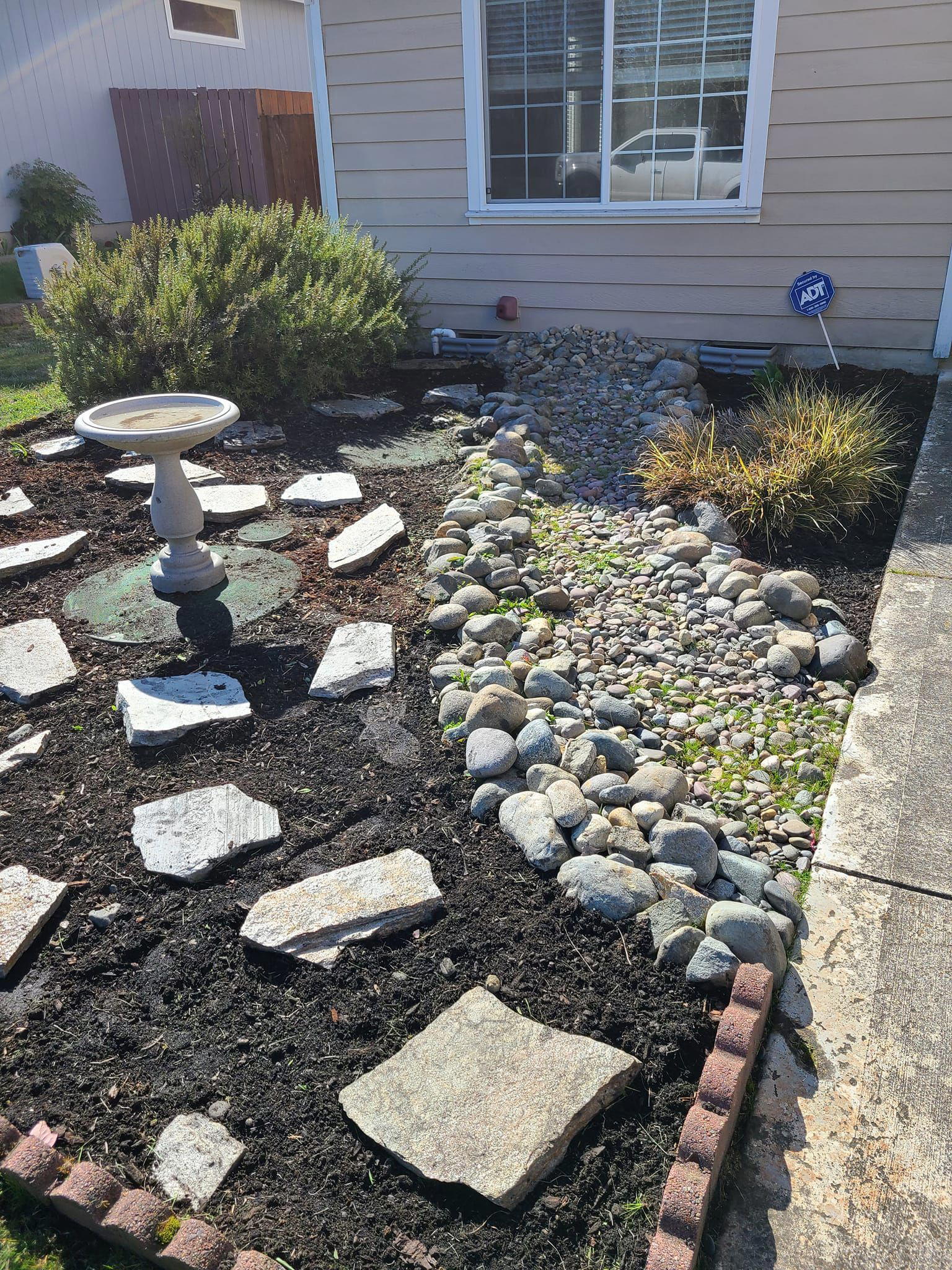 Landscaping work by PowerWash-ington